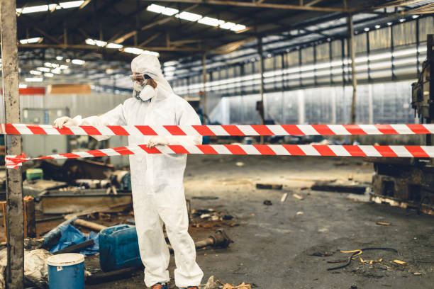 Professional Biohazard technician working in Yarmouth Port, MA